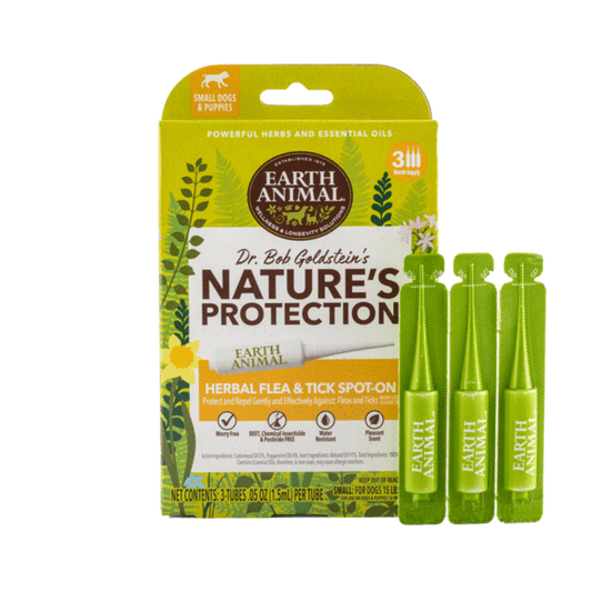 Earth Animal Nature's Protection™ Flea & Tick Herbal Spot-On for Small Dogs & Puppies