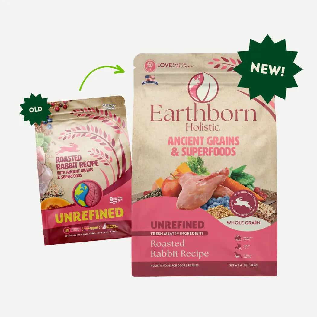 Earthborn Holistic Unrefined Roasted Rabbit with Ancient Grains & Superfoods Dry Dog Food