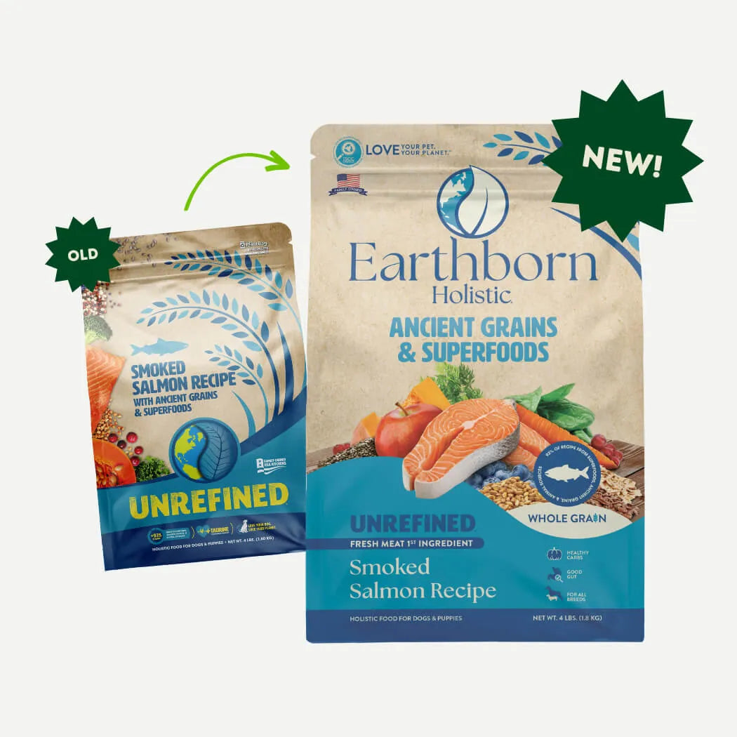 Earthborn Holistic Unrefined Smoked Salmon with Ancient Grains & Superfoods Dry Dog Food