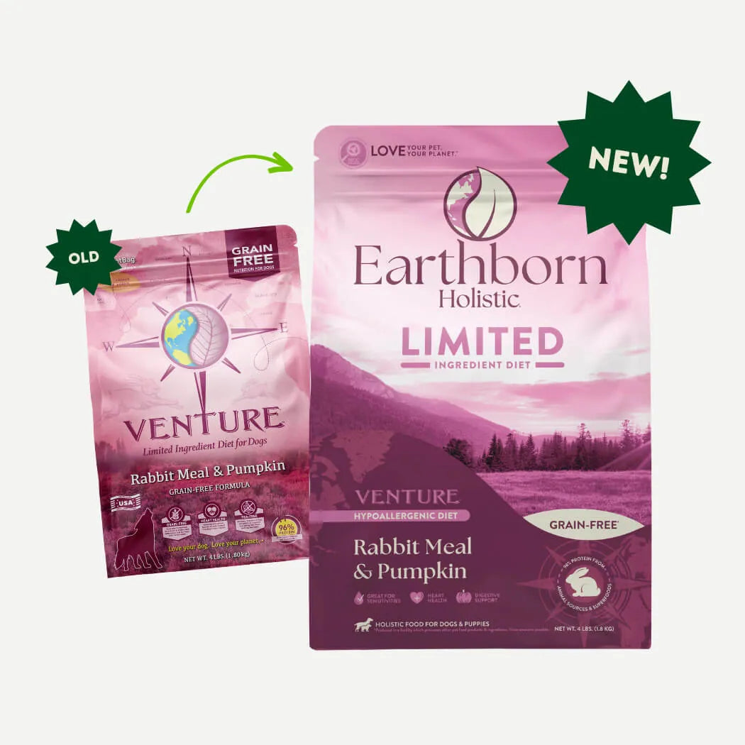 Earthborn Holistic Venture Grain Free Rabbit Meal and Pumpkin Dry Dog Food