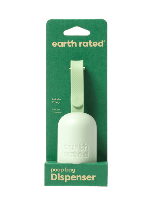 Earth Rated Leash Dispenser with Unscented Waste Bags