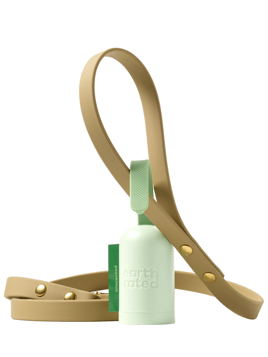 Earth Rated Leash Dispenser with Unscented Waste Bags