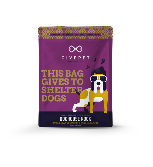 GivePet Dog House Rock Treats for Dogs