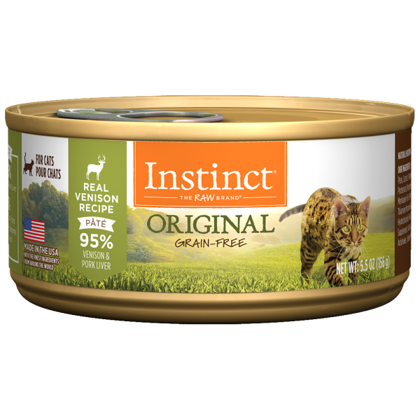 Instinct Original Grain Free Real Venison Recipe for Cats