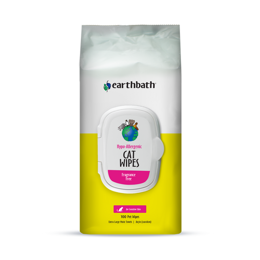 Earthbath Hypo-Allergenic Grooming Wipes for Cats