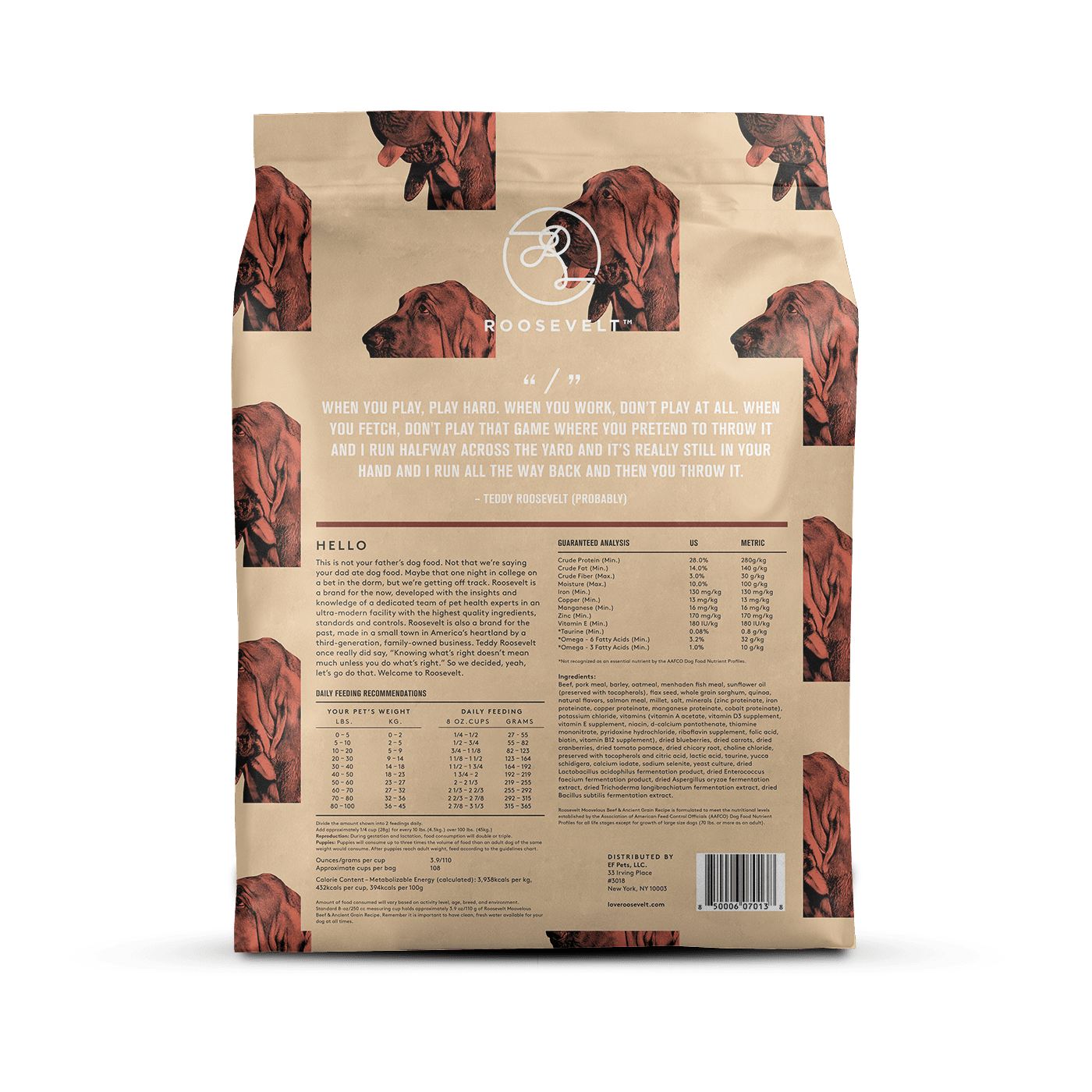 Roosevelt Moovelous Beef & Ancient Grain Recipe Dry Dog Food
