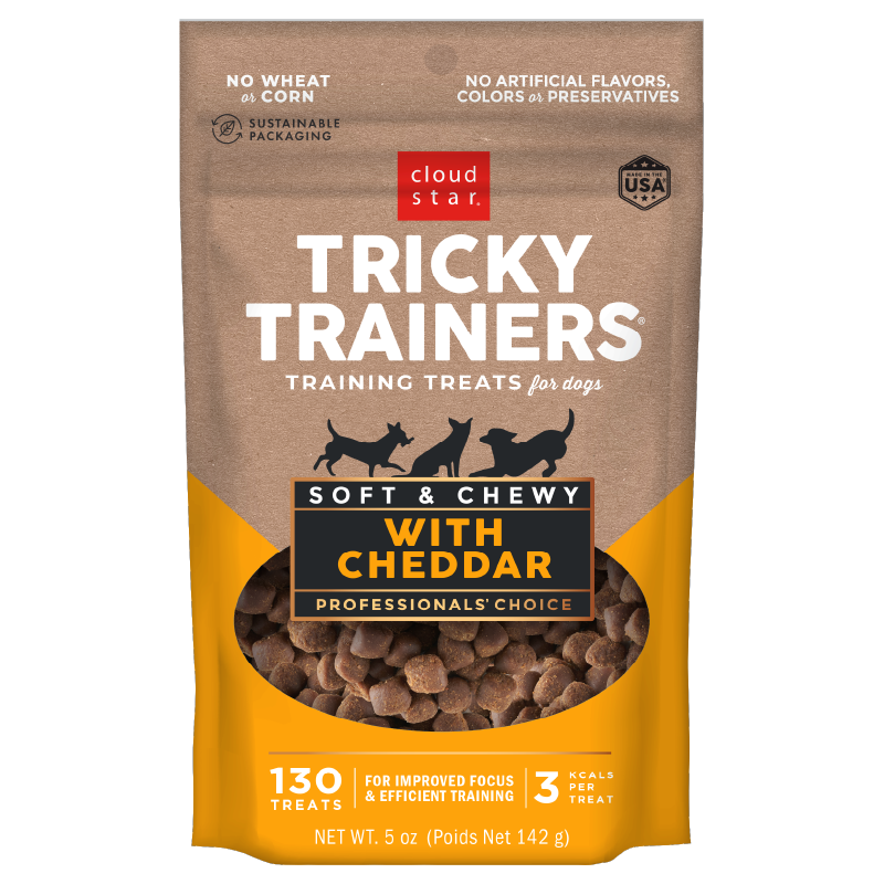 Cloud Star Tricky Trainers Soft & Chewy with Cheddar Dog Treats