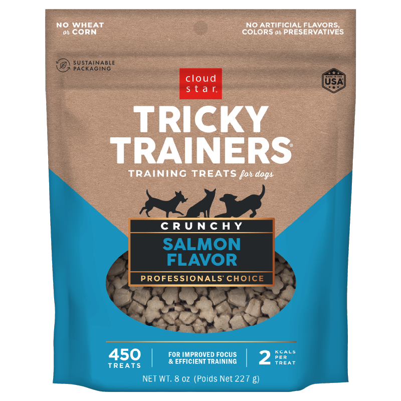 Cloud Star Tricky Trainers Crunchy with Salmon Dog Treats