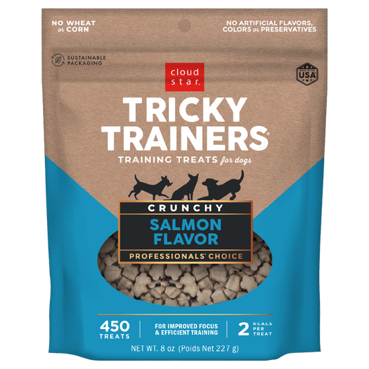 Cloud Star Tricky Trainers Crunchy with Salmon Dog Treats