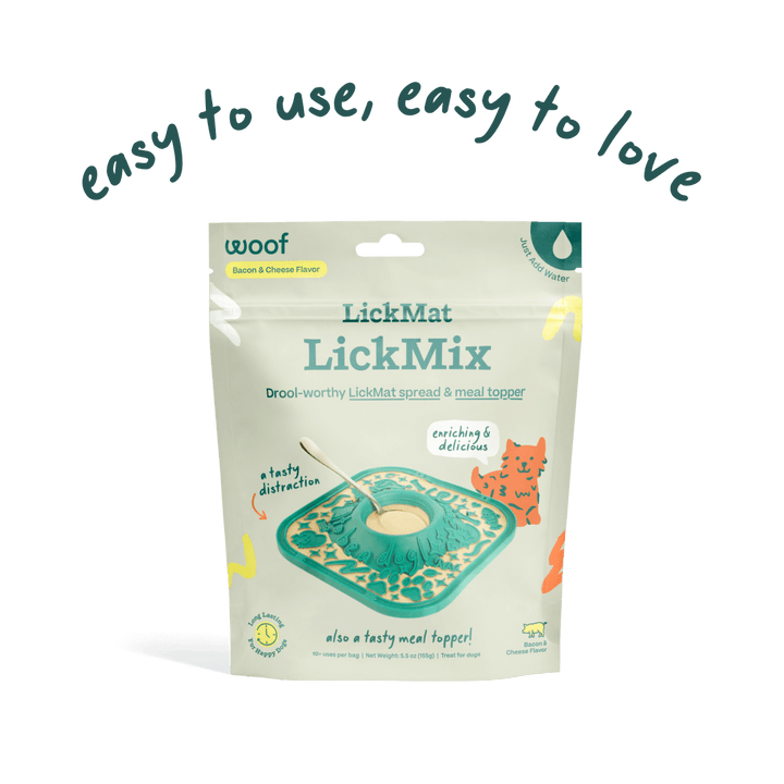 Woof LickMixes Bacon & Cheese Lickable Dog Treat