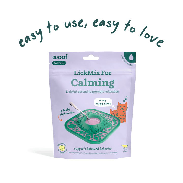 Woof LickMix Calming Beef Flavor Dog Treat Mix