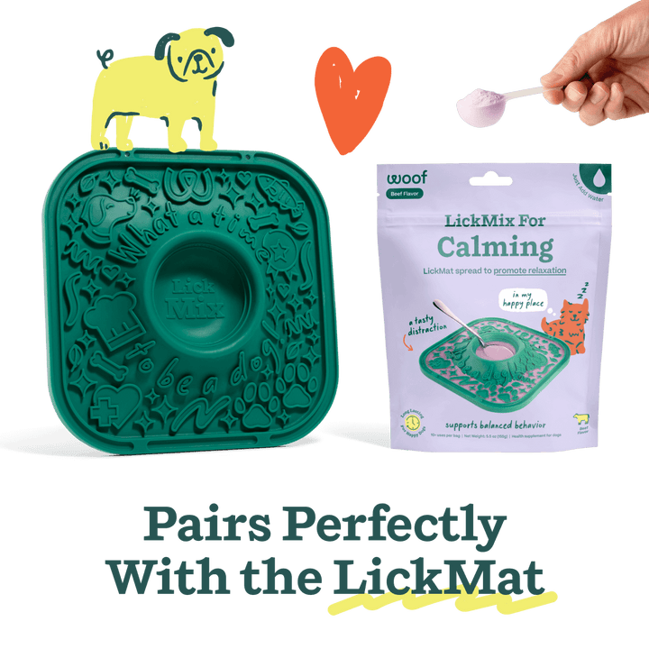 Woof LickMix Calming Beef Flavor Dog Treat Mix