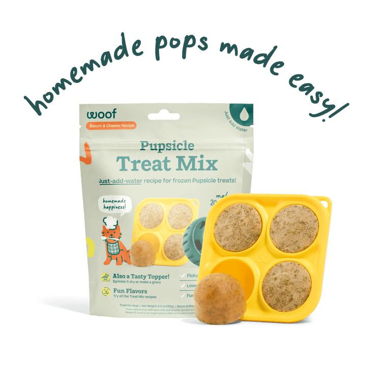 Woof Pupsicle Treat Mix Bacon & Cheese Lickable Dog Treats