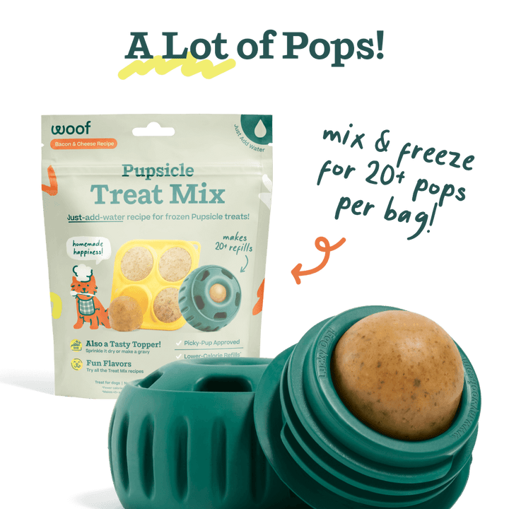 Woof Pupsicle Treat Mix Bacon & Cheese Lickable Dog Treats