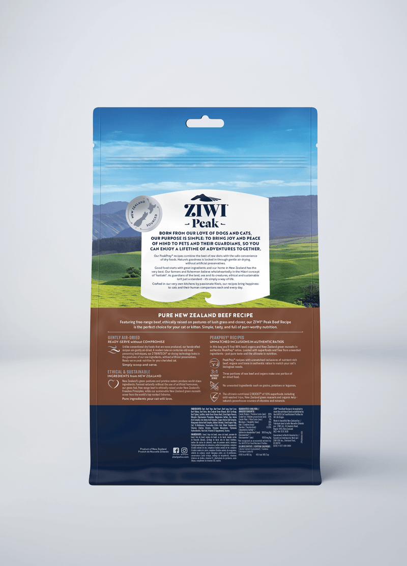 ZIWI Peak Air-Dried Beef Recipe For Cats
