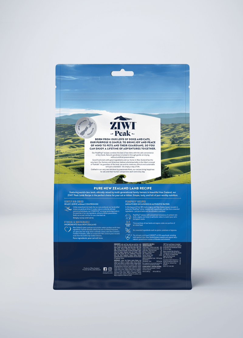 ZIWI Peak Air-Dried Lamb Recipe For Cats