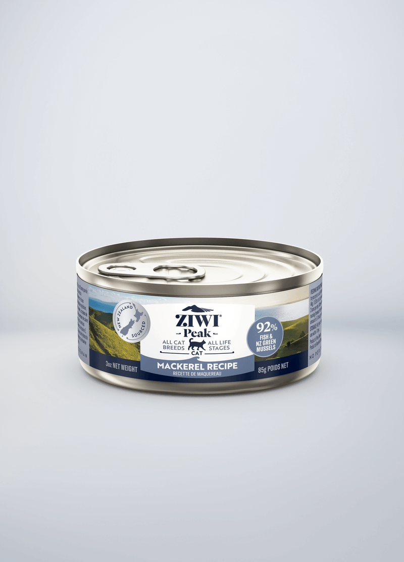 ZIWI Peak Grain Free Mackerel Recipe Canned Cat Food
