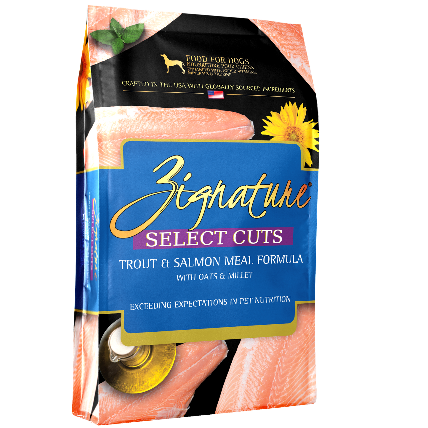 Zignature Select Cuts Trout & Salmon Formula Dry Dog Food