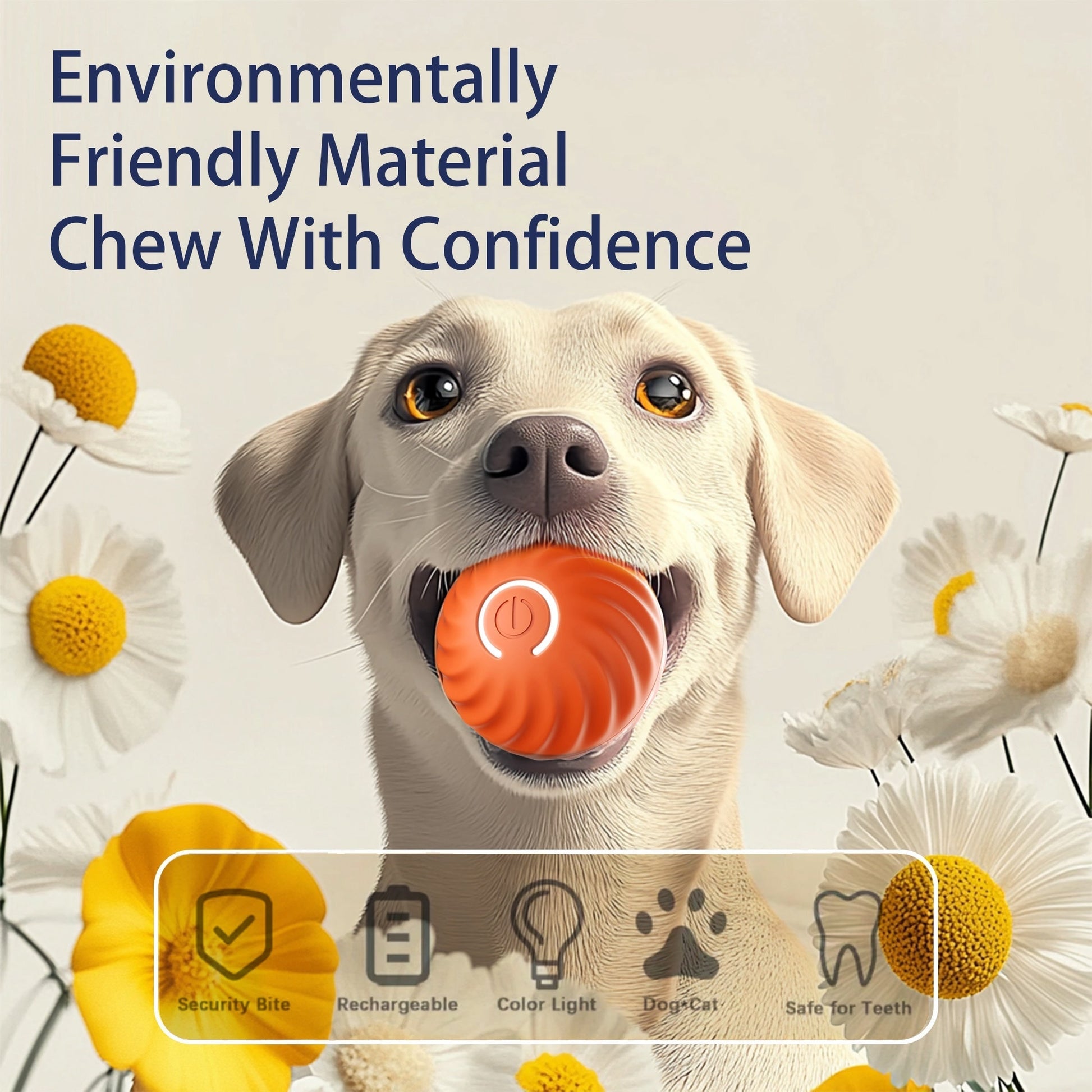 Automatic Pet Toy Ball – Interactive Fun for Cats and Dogs