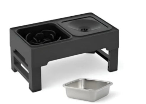 adjustable dog feeder