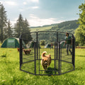 8 panel metal dog playpen