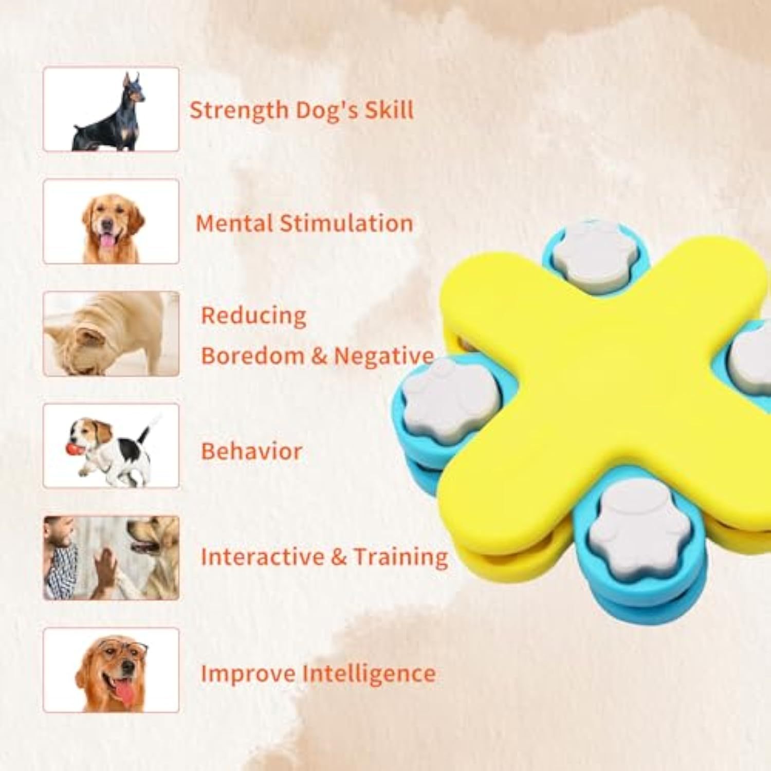 Interactive Dog Puzzle Toys