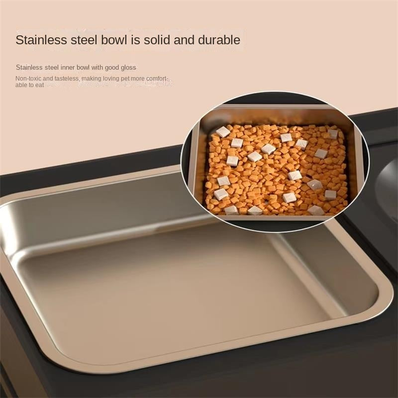 adjustable dog feeder