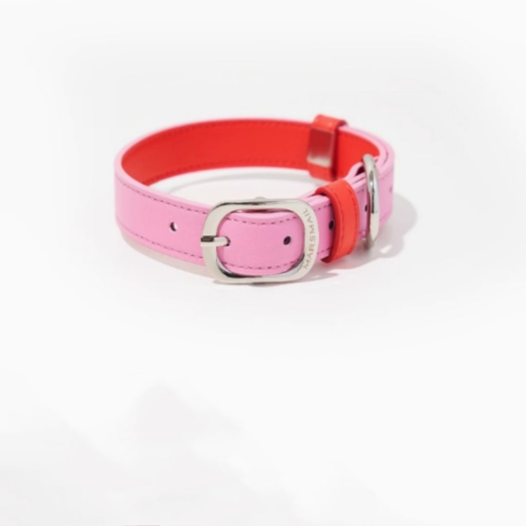 Buy colorful leather pet collar
