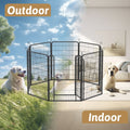 8 panel metal dog playpen