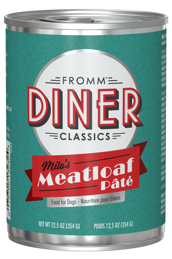 Fromm Diner Classics Milo's Meatloaf Pate Wet Dog Food