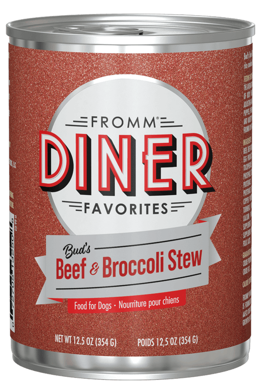 Fromm Diner Favorites Bud's Beef & Broccoli Stew Wet Dog Food