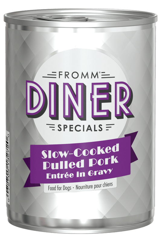 Fromm Diner Specials Slow-Cooked Pulled Pork Entree in Gravy Wet Dog Food