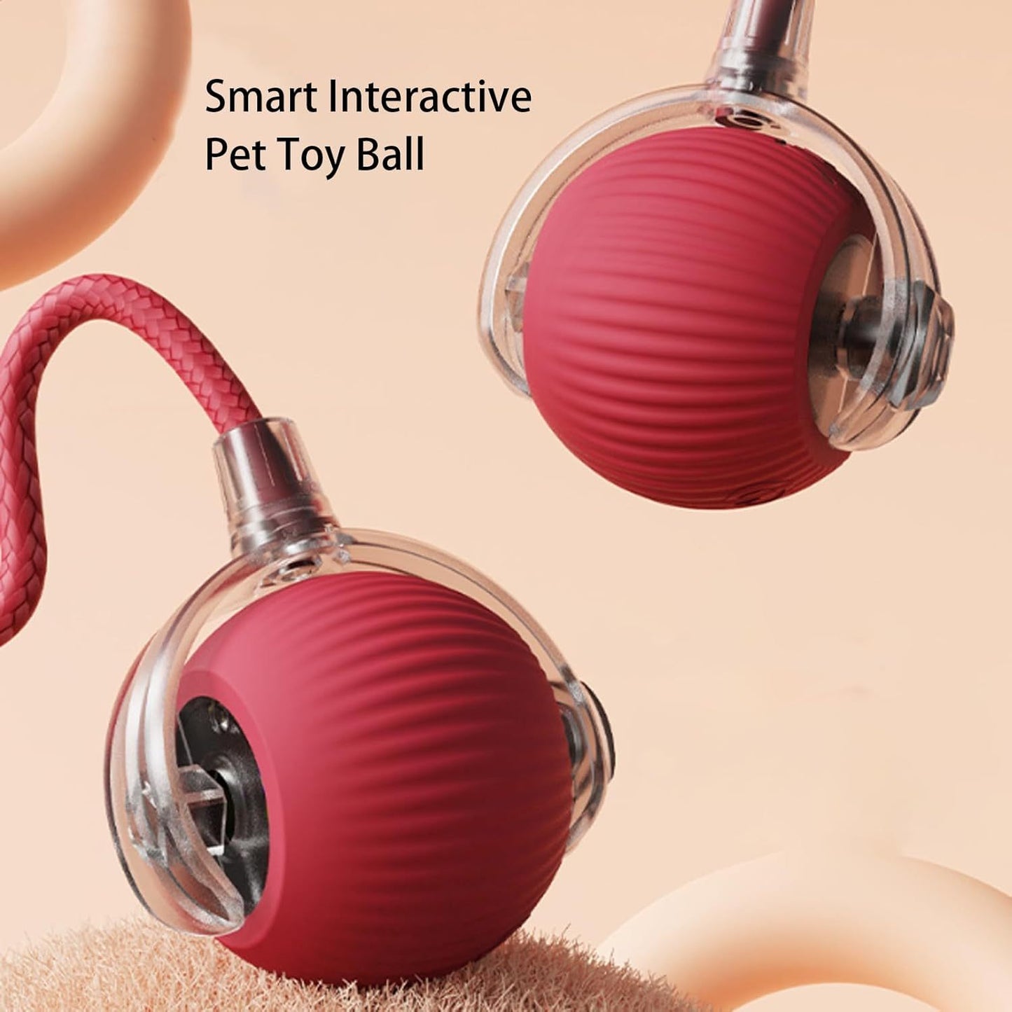 Interactive Rolling Pet Ball