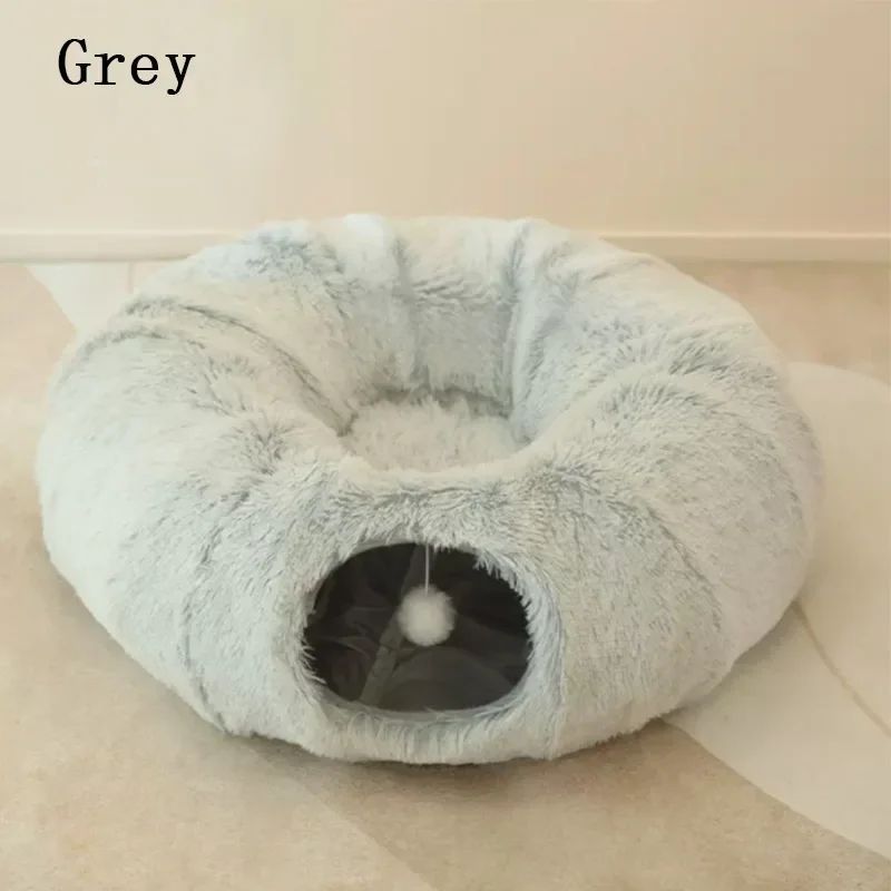 Festive Cat Nest Bed – Cozy Holiday Retreat for Your Cat