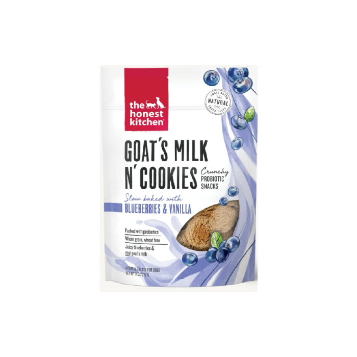 The Honest Kitchen Blueberries & Vanilla Goat's Milk N' Cookies Natural Dog Treats