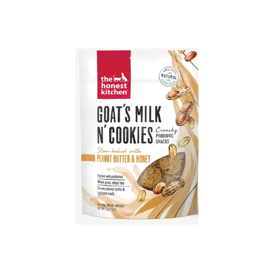 The Honest Kitchen Goat's Milk & Cookies w/ Peanut Butter & Honey Dog Treats