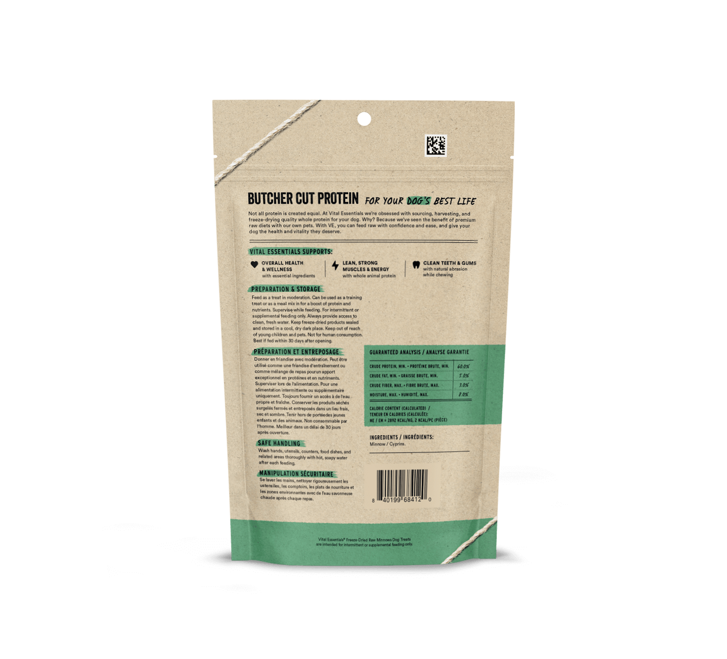 Vital Essentials Freeze-Dried Minnows Dog Treats