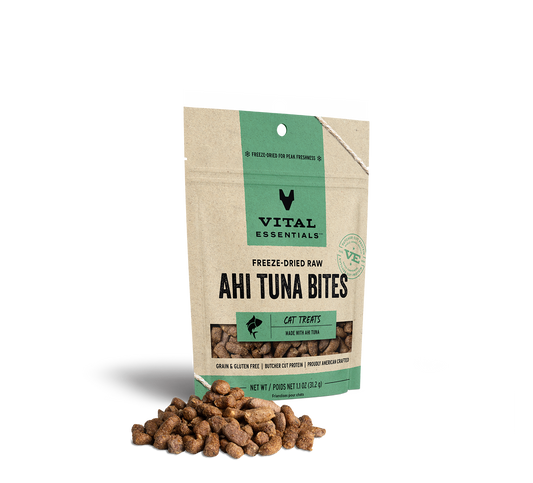 Vital Essentials Freeze-Dried Ahi Tuna Bites Cat Treats