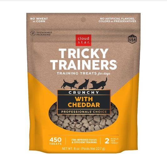 Cloud Star Tricky Trainers Crunchy with Cheddar Dog Treats