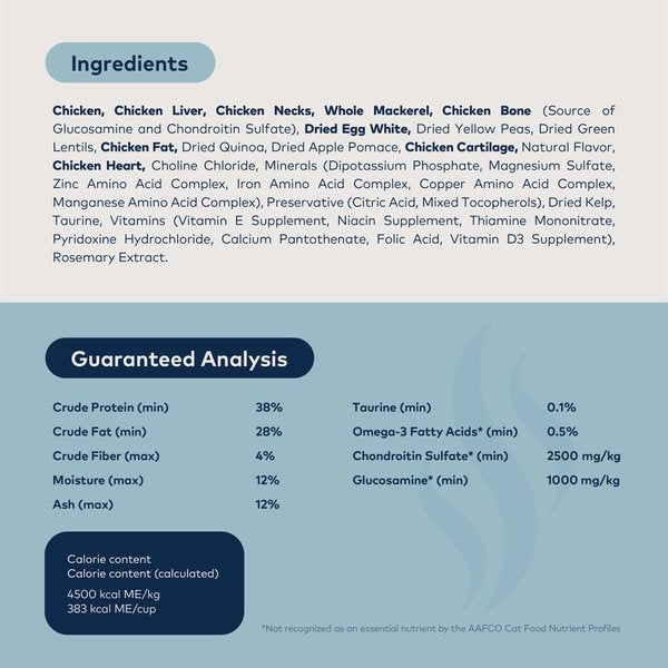 ZIWI Peak Steam & Dried Chicken with Whole Mackerel Recipe Air-Dried Cat Food